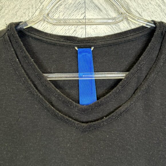 Kit And Ace Tunic Shirt Womens Size Medium Black Long Sleeve Cashmere Blend Top - Picture 2 of 5